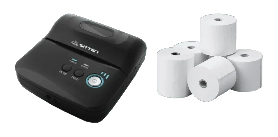 Impressora + rolos T9 Printer